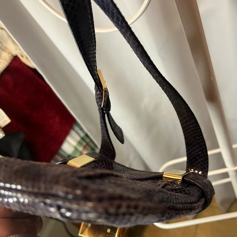 LIKE NEW Michael Kors Blue Leather Crossbody  Bag